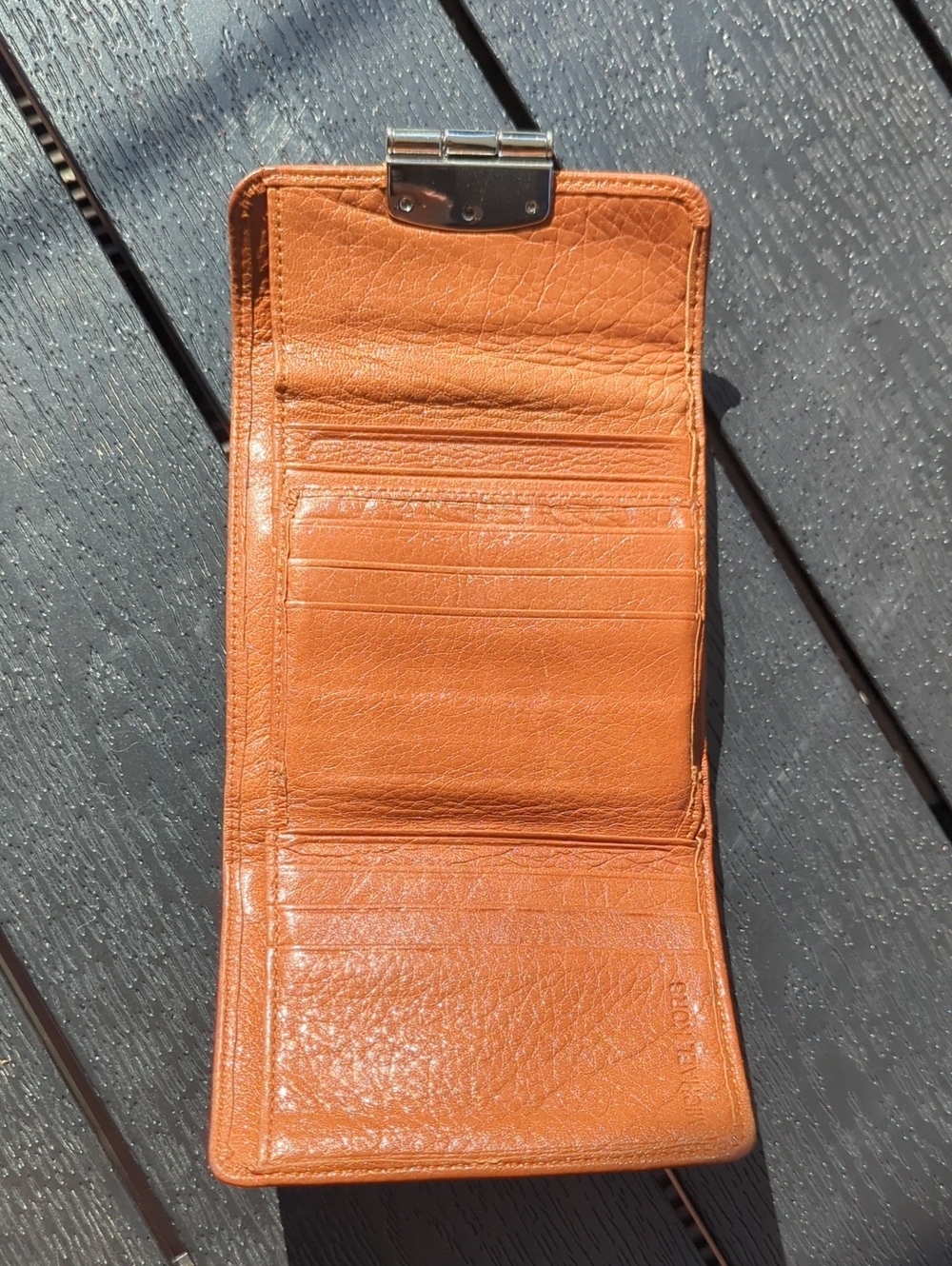 Michael Kors Brown Leather Snap Wallet - Picture 7 of 9